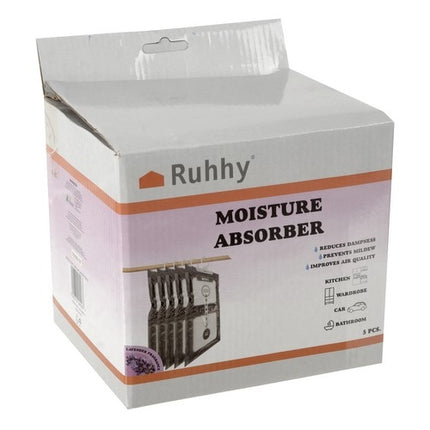 Absorbeur d'humidité sur cintre - 5 pièces. Ruhhy 22138 