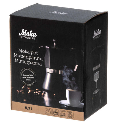 Moka Kaffeebereiter, 300 ml Fassungsvermögen