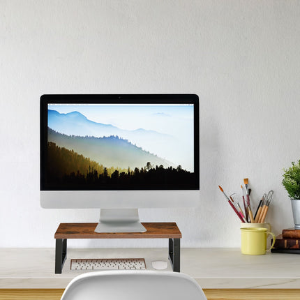 Monitorständer – Ergonomisch, Industrielles Design, Schreibtisch-Organizer