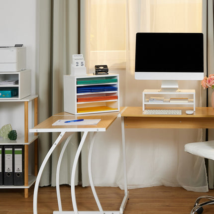 Monitor Stand with Storage Shelf – Ergonomic, Space-Saving