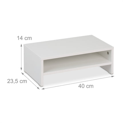 Monitor Stand with Storage Shelf – Ergonomic, Space-Saving