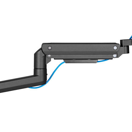 Monitor arm Wall mount 17-49" gas spring 424mm max 20kg
