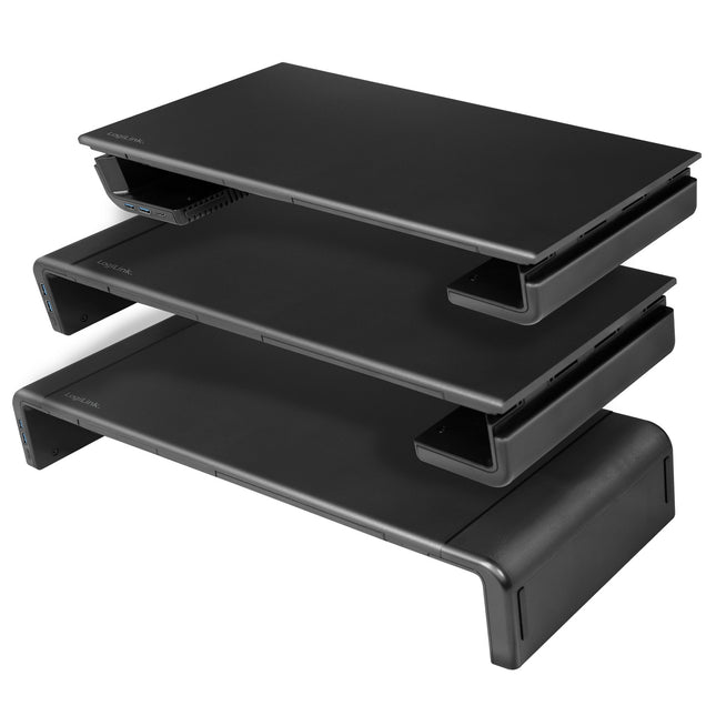 Monitorständer 63 cm mit USB-Hub 3 Port