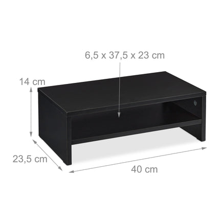 Monitorständer schwarz