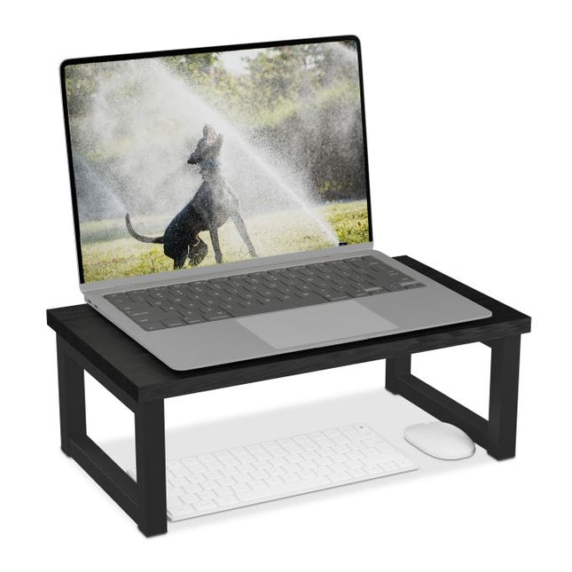 Podstavec pod monitor v industriálním designu