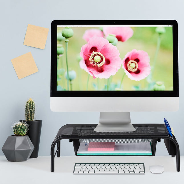 Monitorständer mit Box