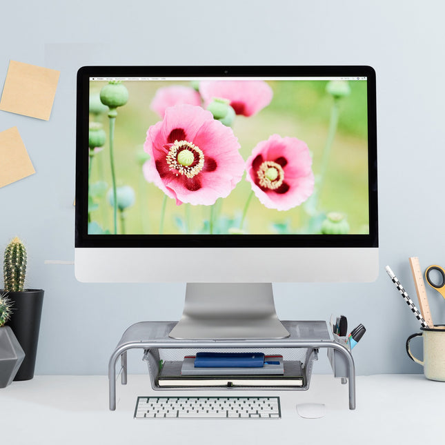 Monitorständer mit Box