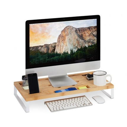 Podstavec pod monitor s dělicí přepážkou