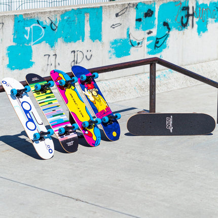 Skateboard Opička, javorová deska 31", double kick