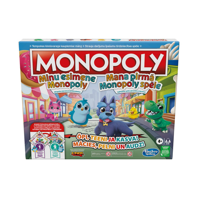 Monopoly Brettspiel My First Monopoly (auf Estnisch und Lettisch)
