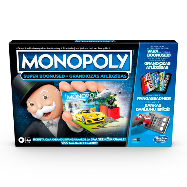 Monopoly Brettspiel Super Electronic Banking (auf Estnisch und Lettisch)