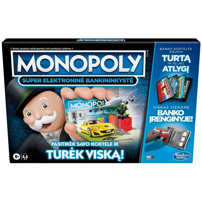 Monopoly Brettspiel Super Electronic Banking (in litauischer Sprache)