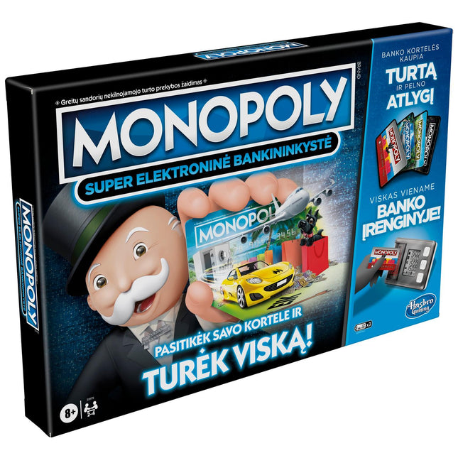 Monopoly Brettspiel Super Electronic Banking (in litauischer Sprache)