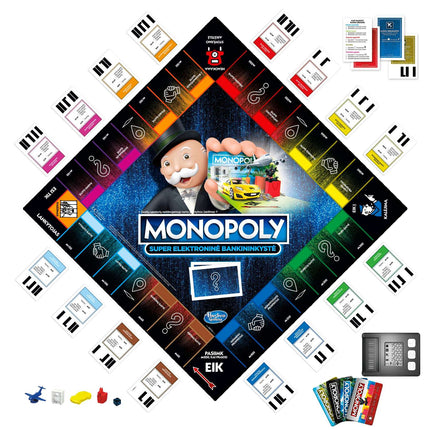 Monopoly Board Game Super Electronic Banking (In Lithuanian Lang.)