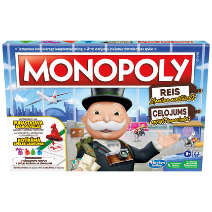 Monopoly Brettspiel: World Tour in estnischer und lettischer Sprache