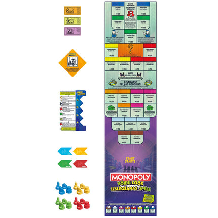 Monopoly Boardgame Knockout (In Estonian And Latvian Lang.)