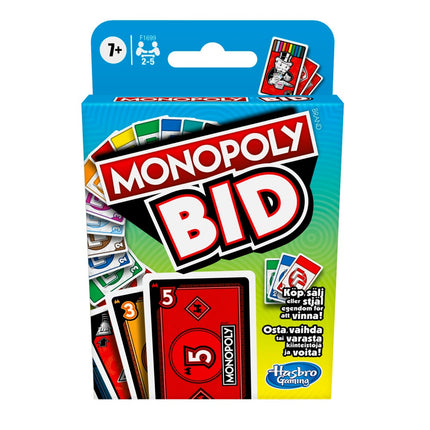 Monopoly Kartenspiel-Gebot (auf Finnisch und Schwedisch)
