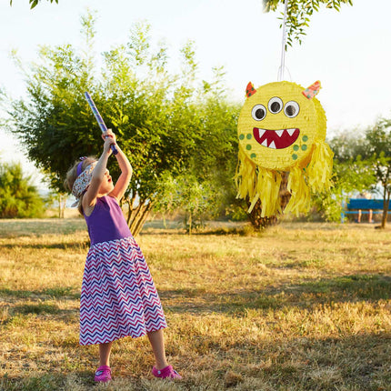 Monster-Pinata für Kindergeburtstag – Befüllbar & Lustig