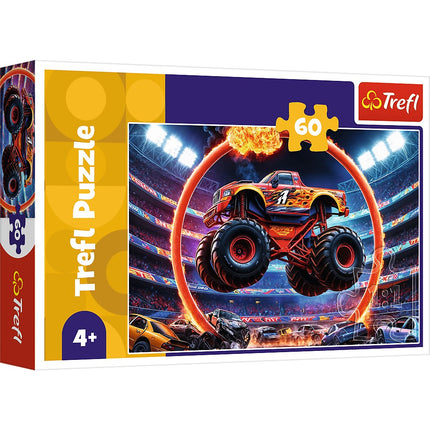 Monster Truck Puzzle, 60 Teile für Spiel und Spass bei Kindern