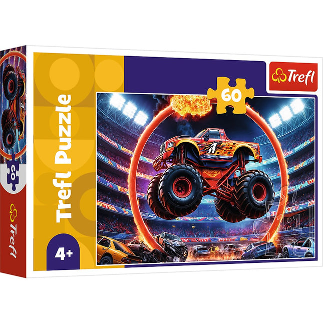 Monster Truck Puzzle, 60 Teile für Spiel und Spass bei Kindern