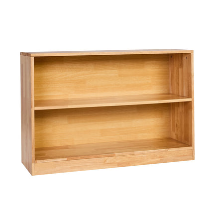 Montessori Bookshelf, 870mm Wide, 2-Tier, Brown