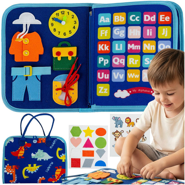 Montessori Sinnesbuch – 7-in-1 Lernaktivitäten