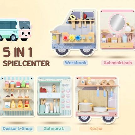 Montessori LKW-Wand-Aktivitätstafel, 163,8 cm, ab 3 Jahren