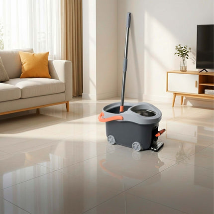 Mop Set with Bucket, Wringer & 16L Capacity
