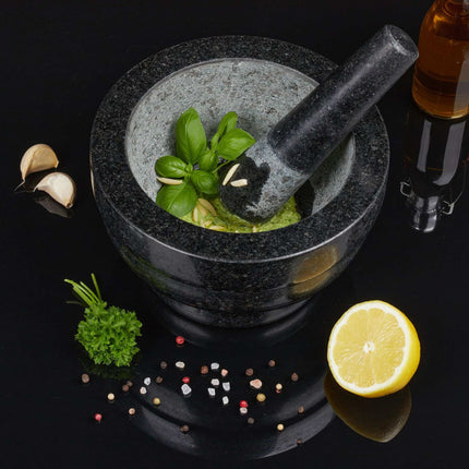 Mörtel Granit mit Schlag