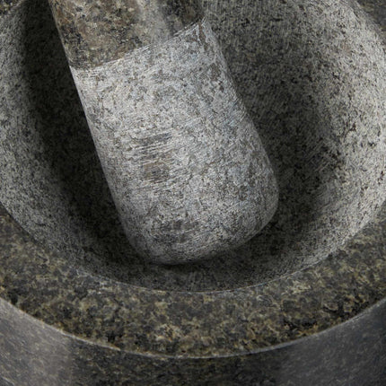 Mortar granite with impact