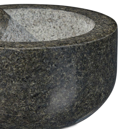 Mortar granite with impact