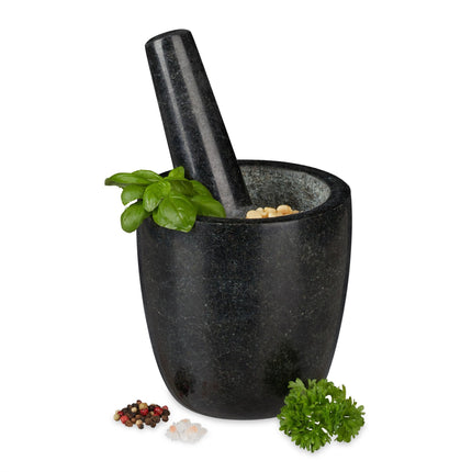 Mörtel Granit mit Schlag