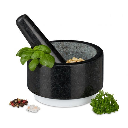 Mörtel Granit mit Schlag