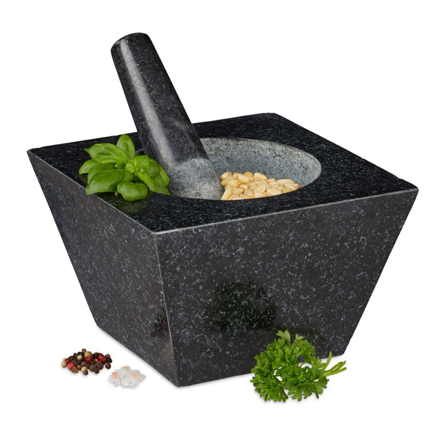 Mörtel Granit mit Schlag