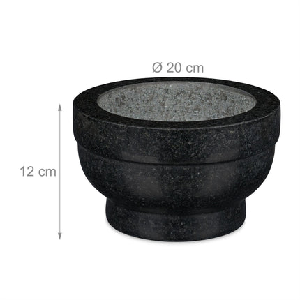 Mörtel Granit mit Schlag