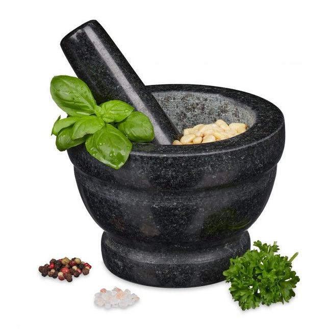 Mörtel Granit mit Schlag