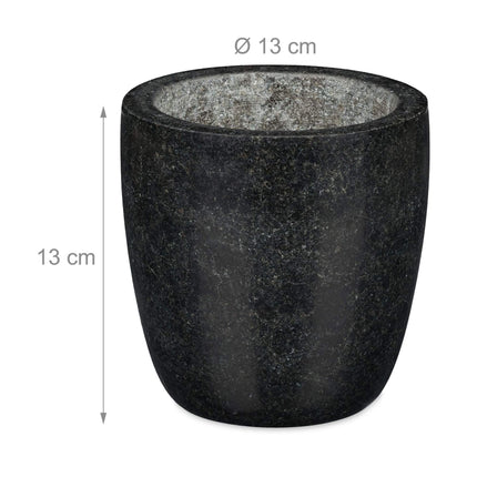 Mörtel Granit mit Schlag