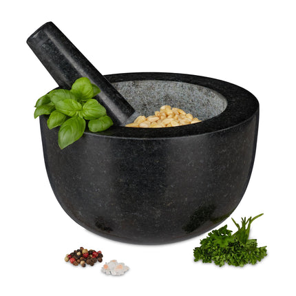 Mörtel Granit mit Schlag