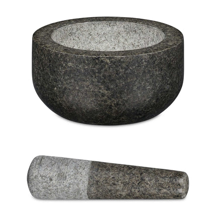 Mortar granite with impact