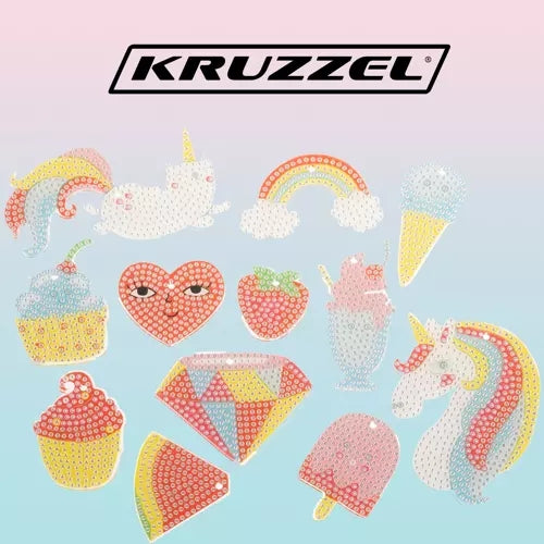 Mosaik-Diamantstickerei + Schlüsselanhänger Kruzzel 20454 