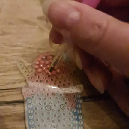 Mosaik-Diamantstickerei + Schlüsselanhänger Kruzzel 20454 