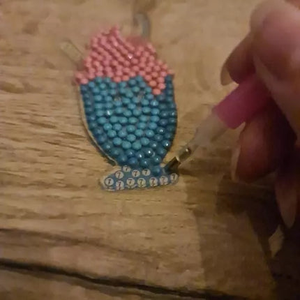 Mosaik-Diamantstickerei + Schlüsselanhänger Kruzzel 20454 
