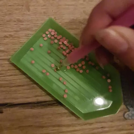 Mosaik-Diamantstickerei + Schlüsselanhänger Kruzzel 20454 