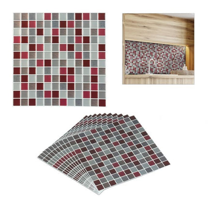 Mosaic tiles - stickers - set of 10