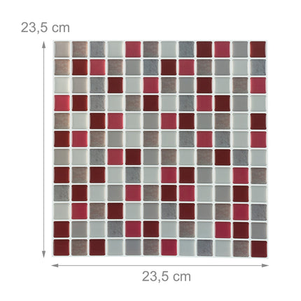 Mosaic tiles - stickers - set of 10