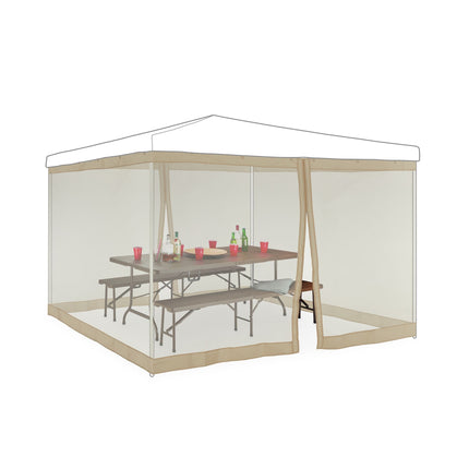Moskytiéra pro pavilon 3x3m béžová