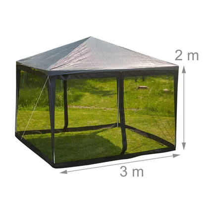 Mosquito net for 3x3 pavilion