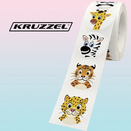Motivational stickers - roll of 500 pcs. Kruzzel 22947