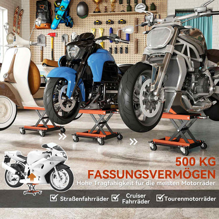 Motorrad-Hebebühne, 500 kg Tragkraft, höhenverstellbar