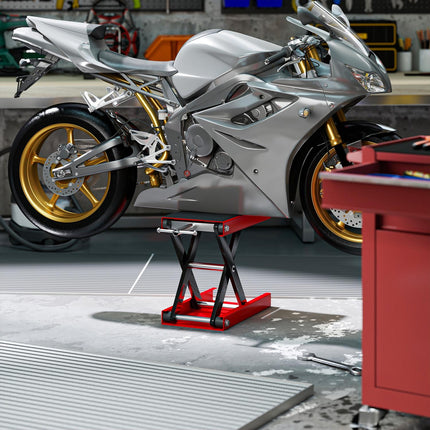 Motorrad Hebeständer, 500 kg Tragkraft, Stahl, klappbar